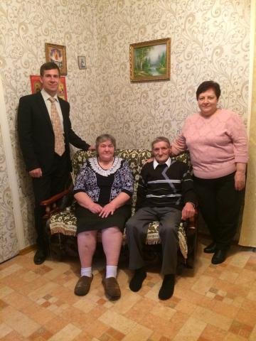 14 января славный юбилей – 60 лет совместной жизни отметили Даховы Александр Петрович и Екатерина Антоновна